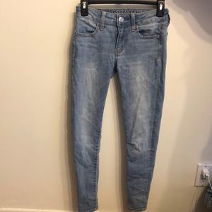American eagle outfiters mid rise jeans